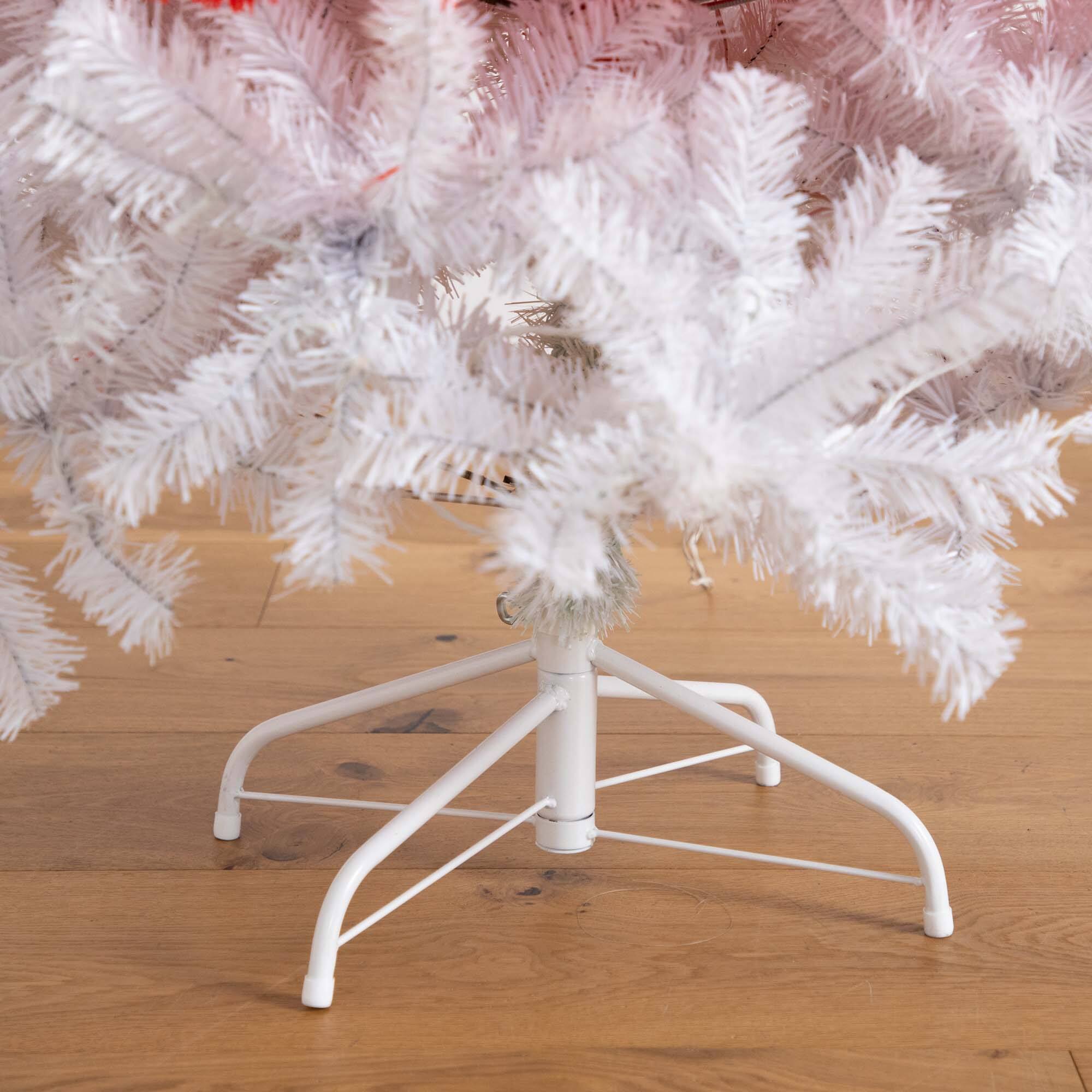 5ft. Pre-Lit Red Santa’s Hat Artificial Christmas Tree, Clear LED Lights